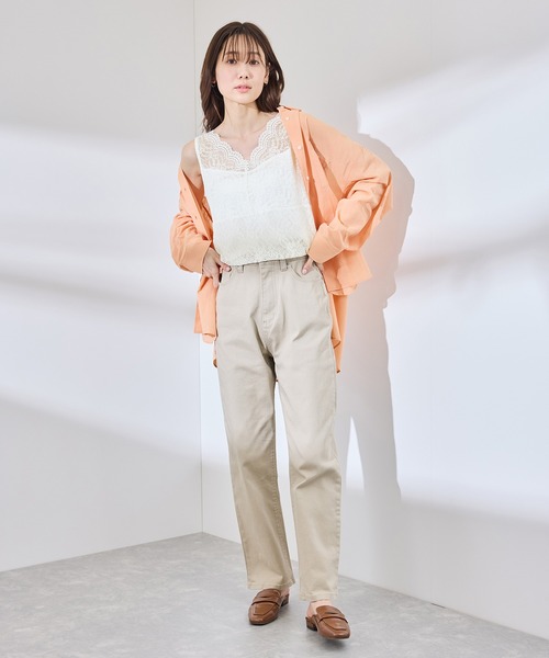 ROPE' PICNIC（ロペピクニック）の「【前後2WAY】総レースインナー（タンクトップ・レディース・ホワイト/ブラック・38/40）」の21枚目の写真