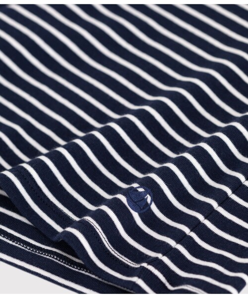 PETIT BATEAU（プチバトー）の「ミニマリニエール長袖Ｔシャツ（Tシャツ/カットソー・レディース・ブルー系その他・XX-SMALL/X-SMALL/SMALL/MEDIUM/LARGE）」の3枚目の写真