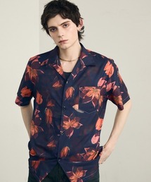Flower Pattern Short Sleeve Shirt / フラワーパターンショートスリーブシャツ