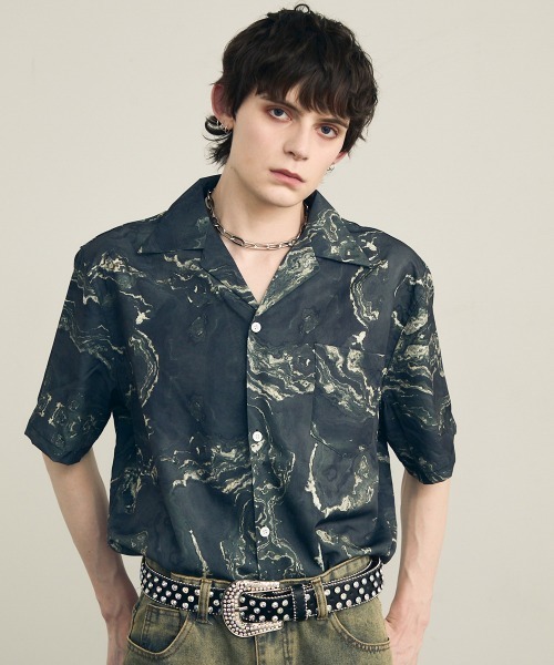 Shoowtime(ショウタイム)の「Flower Pattern Short Sleeve Shirt / フラワーパターンショートスリーブシャツ(シャツ/ブラウス・メンズ・その他1/その他2/その他3/その他4/その他5/その他6/その他7/その他8/その他9/その他11/その他10/その他13/その他12/その他14・MEDIUM/LARGE/X-LARGE)」の7枚目の写真