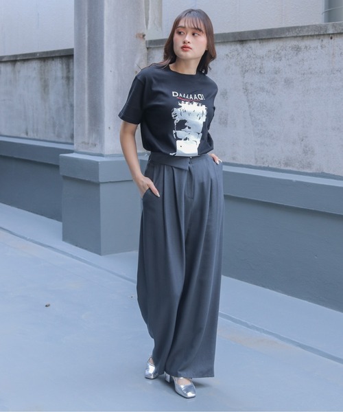 UNIT CHEST(ユニットチェスト)の「【UNIT CHEST】unique unisex T-shirt VTFAコラボT ”DAD!” by CHIKA TOYAMA(Tシャツ/カットソー・レディース・ホワイト/ブラック・S/L/M)」の14枚目の写真