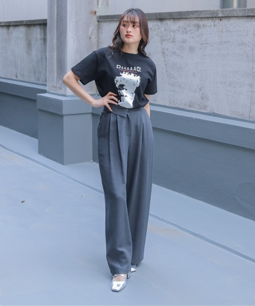 UNIT CHEST(ユニットチェスト)の「【UNIT CHEST】unique unisex T-shirt VTFAコラボT ”DAD!” by CHIKA TOYAMA(Tシャツ/カットソー・レディース・ホワイト/ブラック・S/L/M)」の15枚目の写真
