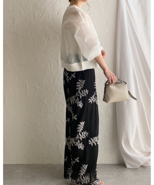 She's Closet(シーズクローゼット)の「ノーカラー長袖ショート丈ジップアップダンボールシアーブルゾン(ブルゾン・レディース・アイボリー/ブラック/カーキ/モカ・FREE)」の18枚目の写真