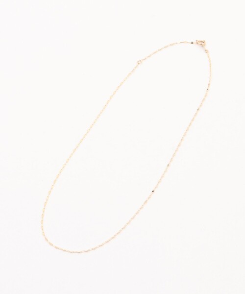 grace grace （グラスグラス）の「【grace grace/グラスグラス】10Kペタルチェーンショートネックレス(40cm )（ネックレス・レディース・ゴールド・FREE）」の4枚目の写真
