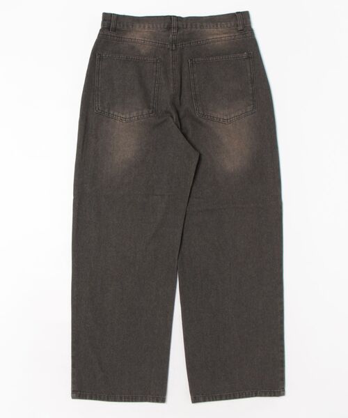 Salong hameu（サロン ハミュー）の「12ozオーバーダイデニムワイドパンツ メンズ レディース ユニセックス（デニムパンツ・メンズ・ブルー/ネイビー系/チャコール/ブラック系/ネイビー系2/ブルー系その他・M/L/LL）」の16枚目の写真