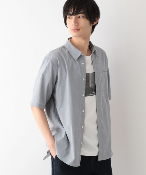 セール】イージーケアリネンシャツ/半袖/319926（シャツ