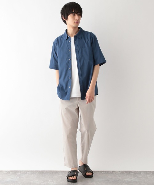 セール】イージーケアリネンシャツ/半袖/319926（シャツ/ブラウス