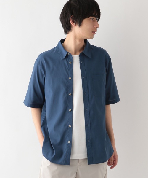 セール】イージーケアリネンシャツ/半袖/319926（シャツ/ブラウス