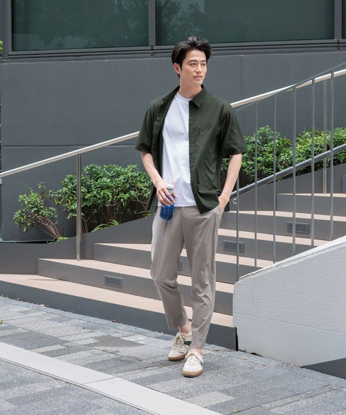 セール】イージーケアリネンシャツ/半袖/319926（シャツ