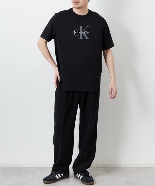 海外限定   カルバン・クライン モノグラムTシャツ Tシャツ - [日本限定商品]モノグラムTシャツ | カルバン