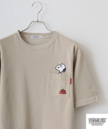 PEANUTS 接触冷感ビッグシルエット半袖Tシャツ