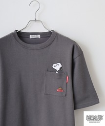 PEANUTS 接触冷感ビッグシルエット半袖Tシャツ