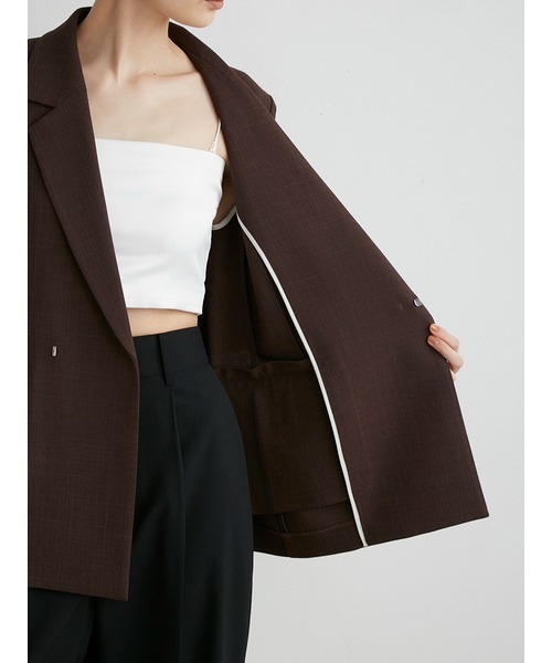 MIESROHE ミースロエ　ハーフスリーブジャケット MIESROHE]五分袖ジャケット | KOBUNSHA SELECT SHOP | [MIESROHE