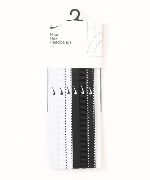 NIKE(ナイキ)の「《NIKEアパレル》フレックスCLヘッドバンド6ホンパック(ヘアバンド・メンズ・ホワイト×ブラック/ホワイト系その他/ブルー系その他/イエロー系その他/ピンク系その他・フリー)」の2枚目の写真