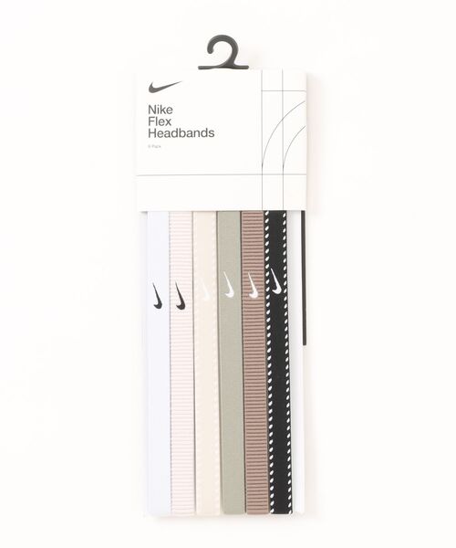 NIKE(ナイキ)の「《NIKEアパレル》フレックスCLヘッドバンド6ホンパック(ヘアバンド・メンズ・ホワイト×ブラック/ホワイト系その他/ブルー系その他/イエロー系その他/ピンク系その他・フリー)」の1枚目の写真