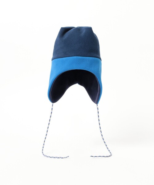 INFIELDER DESIGN(インフィールダーデザイン)の「【2/5再値下げ】【別注】INFIELDER DESIGN / フリース キャップ(ニットキャップ/ビーニー・レディース・ネイビー/ブラウン・ONE SIZE)」の6枚目の写真