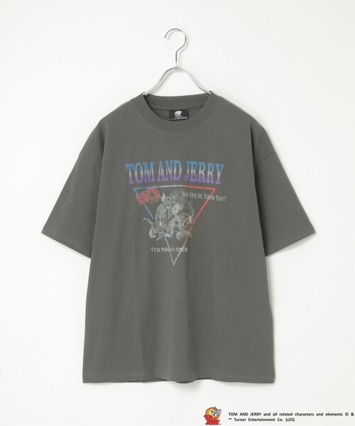 ヒグチユウコ×TOM AND JERRY Tシャツ 3枚セット Amazon.com: Womens Tom and Jerry Pink Font V-Neck T-Shirt
