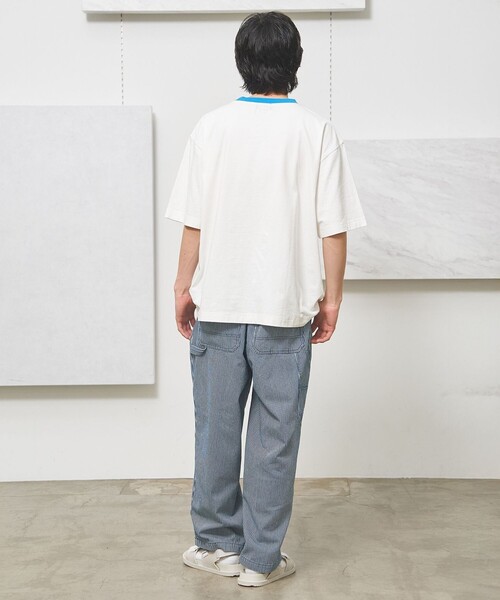 J.PRESS YORK STREET（ジェイプレスヨークストリート）の「【UNISEX】YALEアーチロゴ Tシャツ（Tシャツ/カットソー・メンズ・ホワイト系/ネイビー系/イエロー系・SMALL/MEDIUM/LARGE）」の6枚目の写真