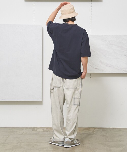 J.PRESS YORK STREET（ジェイプレスヨークストリート）の「【UNISEX】YALEアーチロゴ Tシャツ（Tシャツ/カットソー・メンズ・ホワイト系/ネイビー系/イエロー系・SMALL/MEDIUM/LARGE）」の12枚目の写真