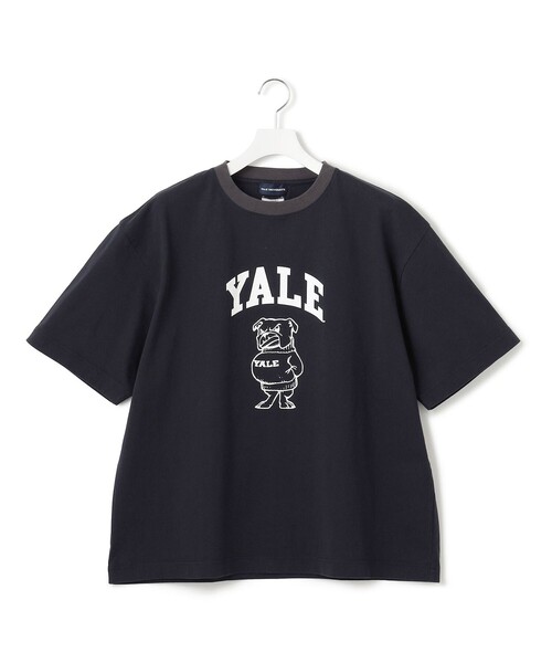J.PRESS YORK STREET（ジェイプレスヨークストリート）の「【UNISEX】YALEアーチロゴ Tシャツ（Tシャツ/カットソー・メンズ・ホワイト系/ネイビー系/イエロー系・SMALL/MEDIUM/LARGE）」の13枚目の写真