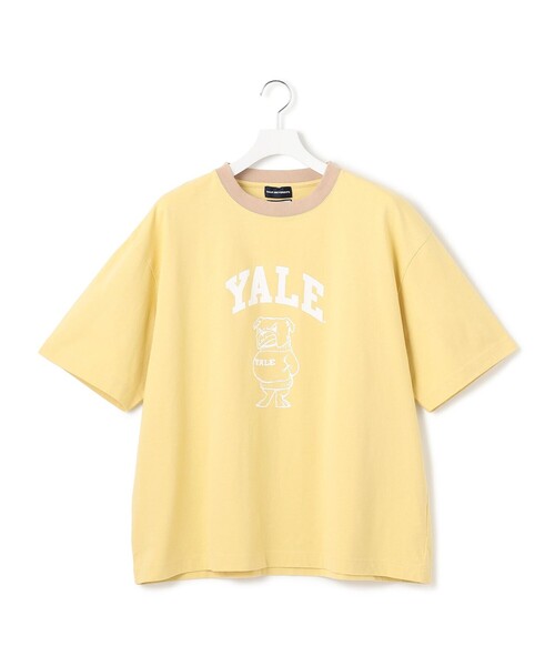 J.PRESS YORK STREET（ジェイプレスヨークストリート）の「【UNISEX】YALEアーチロゴ Tシャツ（Tシャツ/カットソー・メンズ・ホワイト系/ネイビー系/イエロー系・SMALL/MEDIUM/LARGE）」の19枚目の写真