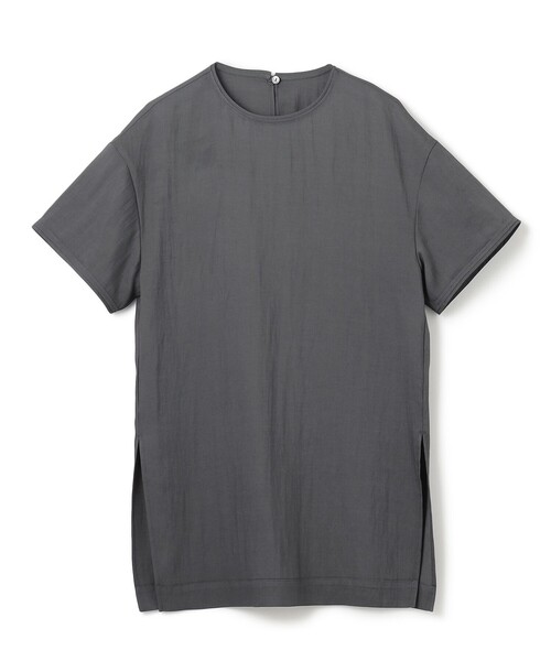 uncrave(アンクレイヴ)の「ドレープツイル Tブラウス(Tシャツ/カットソー・レディース・アイボリー系/ダルブルー系1・F)」の16枚目の写真