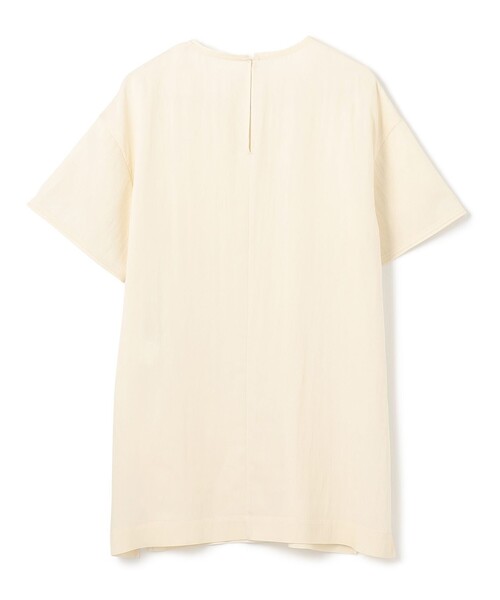uncrave(アンクレイヴ)の「ドレープツイル Tブラウス(Tシャツ/カットソー・レディース・アイボリー系/ダルブルー系1・F)」の8枚目の写真