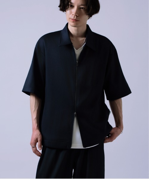 Crownor(クラウノアー)の「ダブルジッパー 半袖シャツ(シャツ/ブラウス・メンズ・カーキ/ネイビー・LARGE/MEDIUM)」の17枚目の写真