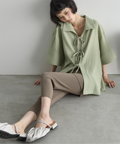 THE YOn(ザヨン)の「スカートレイヤードニットレギンス(その他パンツ・レディース・セージグリーン/レディッシュグレー/ブラウン・FREE)」の11枚目の写真