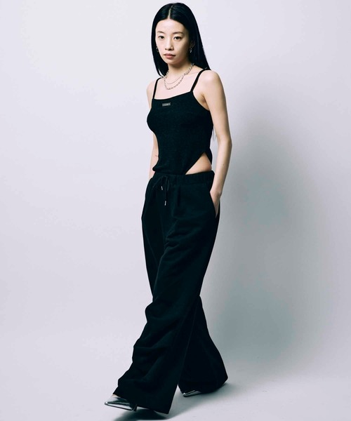 led.tokyo（レッドトウキョウ）の「【led.tokyo】TUCK SWEAT PANTS/タックスウェットパンツ（スウェットパンツ・レディース・グレー/ブラック・1/2）」の20枚目の写真