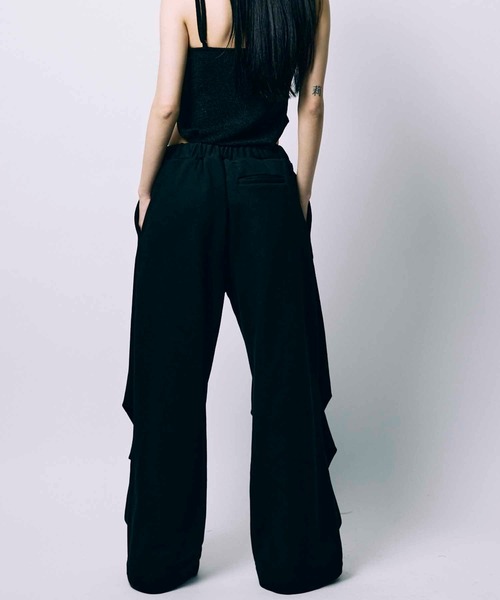 led.tokyo（レッドトウキョウ）の「【led.tokyo】TUCK SWEAT PANTS/タックスウェットパンツ（スウェットパンツ・レディース・グレー/ブラック・1/2）」の17枚目の写真