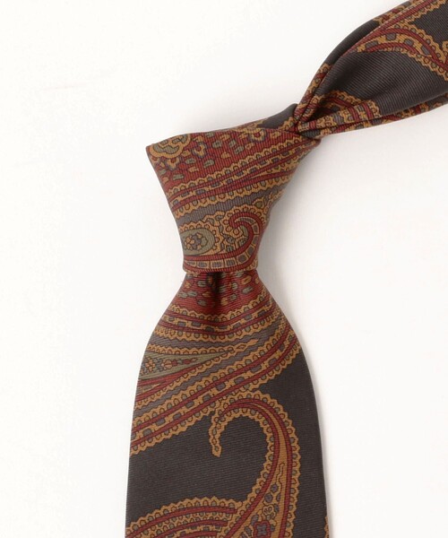 小物 Holliday & Brown for BEAMS Holliday & Brown / シルク ペイズリー柄 ネクタイ（ネクタイ）｜BEAMS
