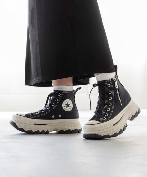 Converse 黒 ハイカット スニーカー TREKWAVE【箱付き】 楽天市場】【コンバース オールスター(R) トレックウエーブ Z