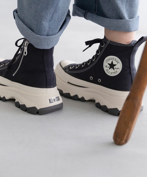 Converse 黒 ハイカット スニーカー TREKWAVE【箱付き】 楽天市場】【コンバース オールスター(R) トレックウエーブ Z
