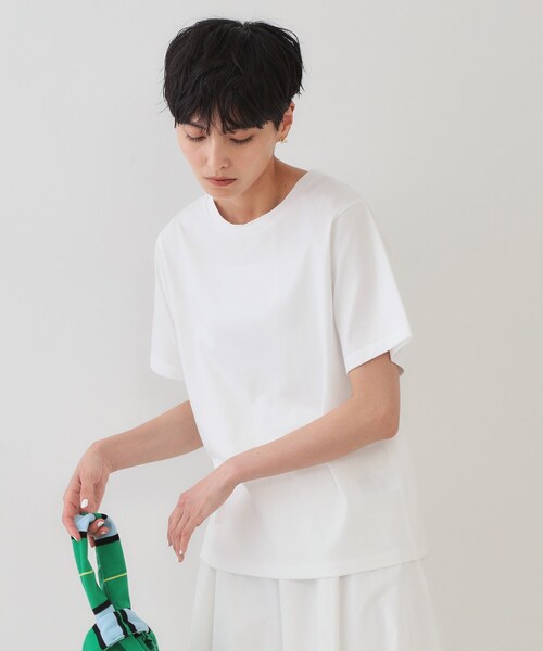 OPAQUE.CLIP（オペークドットクリップ）の「《ツインセット》スパンコールキャミ×Tシャツ【洗濯機洗い可】（その他トップス・レディース・ネイビー/ブラック/シルバー・00）」の6枚目の写真