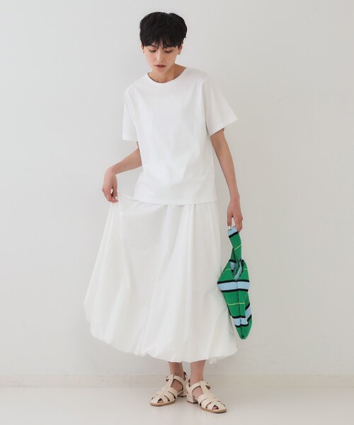 OPAQUE.CLIP（オペークドットクリップ）の「《ツインセット》スパンコールキャミ×Tシャツ【洗濯機洗い可】（その他トップス・レディース・ネイビー/ブラック/シルバー・00）」の8枚目の写真