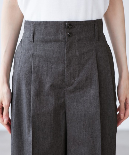 ROPE' PICNIC(ロペピクニック)の「【UVカット・接触冷感】タックチノワイドパンツ(チノパンツ・レディース・ベージュ/グレー・38/36)」の22枚目の写真