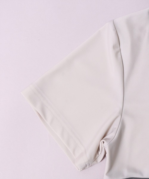 LUXE/R GOLF(ラグジュ ゴルフ)の「(RM)【LUXE/R GOLF】COOL & DRY ストレッチ スムース カラーブロック モックネック Tシャツ(Tシャツ/カットソー・メンズ・ブラック系・L/XL/M)」の4枚目の写真