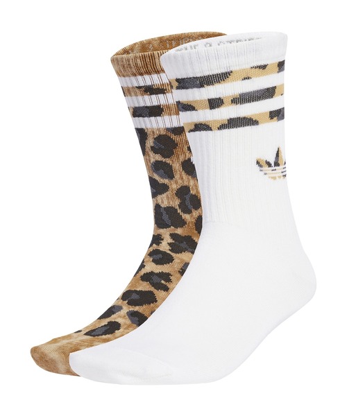 adidas LEO CREW S 2P / アディダス LEO クルー ソックス 2P
