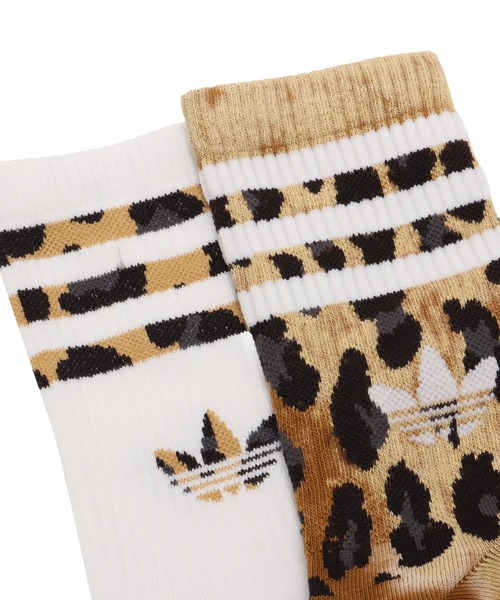 adidas LEO CREW S 2P / アディダス LEO クルー ソックス 2P