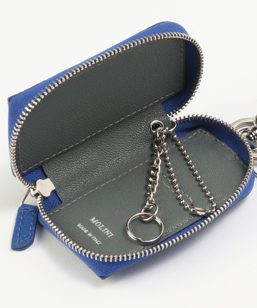 新品未使用MOLINI モリニKey Case - Navy × Navy MOLINI (モリニ) Key case（キーケース/キーアクセサリー