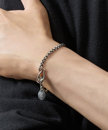 HARIM（ハリム）の「HARIM ハリム / SQUARE BLOCK CHAIN BRACELET シルバー925スクエアブロックチェーンブレスレット / HRC018 BC（ブレスレット）」