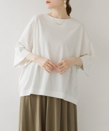 RCD（アールシーディー）の「ボートネック7分袖ドルマンTシャツ（Tシャツ/カットソー）」