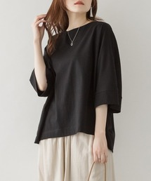 RCD（アールシーディー）の「ボートネック7分袖ドルマンTシャツ（Tシャツ/カットソー）」