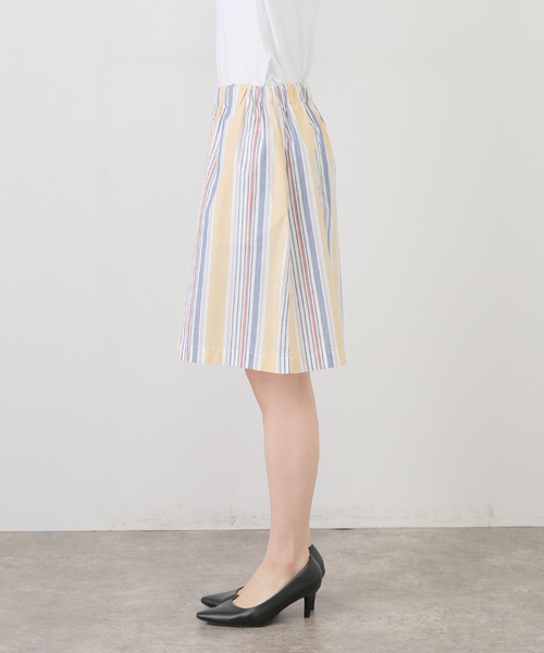 baserange ベースレンジ　ストライプショートパンツ　サイズXS 未使用 セール】BASERANGE STAVE SHORTS SHST-PO-SU25：ショートパンツ