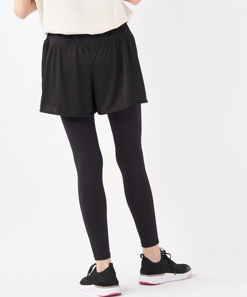FILA(フィラ)の「【水陸両用】レディースキュロット付レギンス2点セット(レギンス/スパッツ・レディース・ブラック・SMALL/MEDIUM/X-LARGE/LARGE)」の3枚目の写真