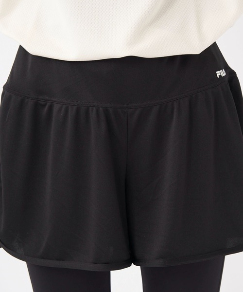 FILA(フィラ)の「【水陸両用】レディースキュロット付レギンス2点セット(レギンス/スパッツ・レディース・ブラック・SMALL/MEDIUM/X-LARGE/LARGE)」の6枚目の写真