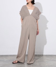 Floran（フローラン）の「ギャザーオールインワン（つなぎ/オールインワン）」