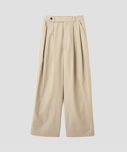 MARGARET HOWELL（マーガレットハウエル）の「SOFT BRUSHED COTTON TWILL（その他パンツ・レディース・ベージュ/オリーブドラブ・1/2）」の9枚目の写真