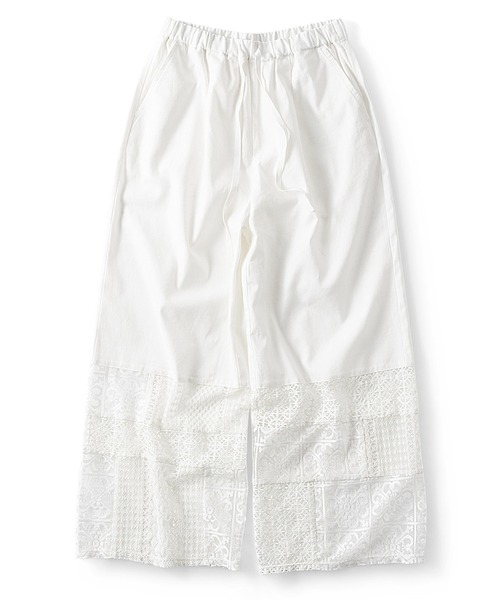and myera(アンド マイラ)の「and myera パッチワークレースパンツ(その他パンツ・レディース・ブラック/ホワイト・M/LL/L/S)」の21枚目の写真